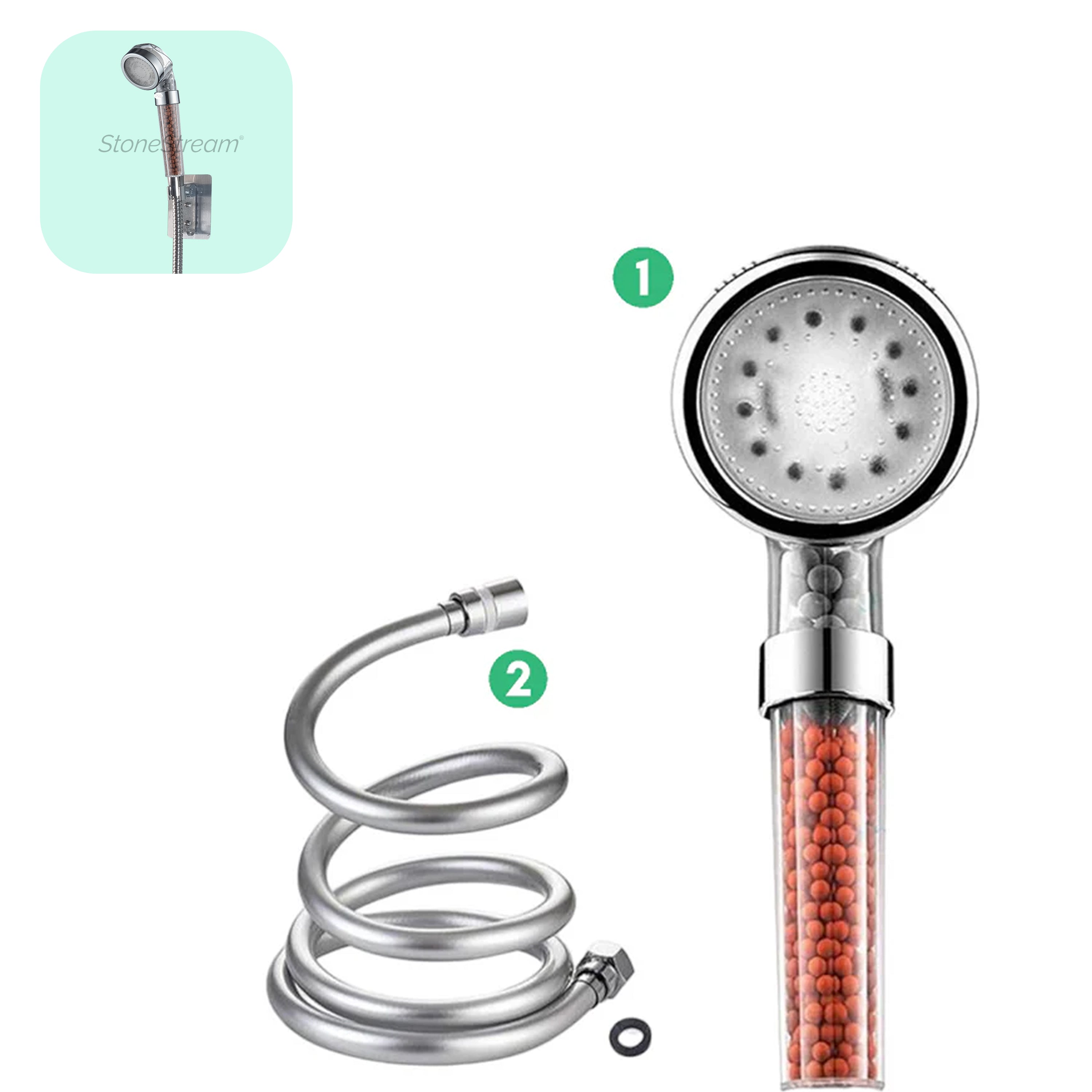 LED Ionische Douchekop