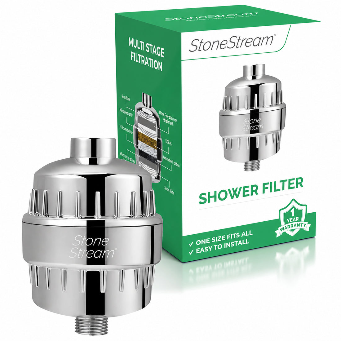 Filtre douche eau calcaire