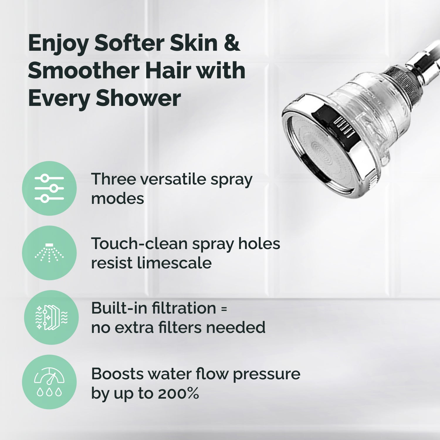 Water Softener Wall Shower Head
