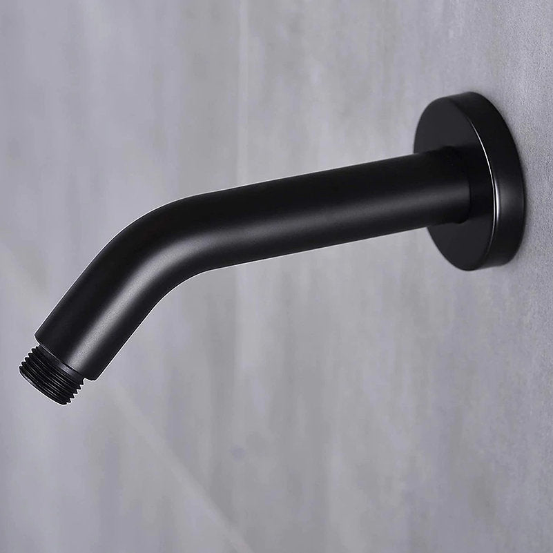 Shower Head Arm for Wall-Mount Shower - Matte Black - 1/2 inch thread