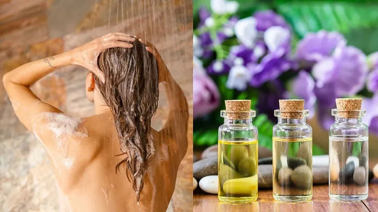 Installation d'aromathérapie pour douche avec huiles essentielles et vapeur pour la relaxation