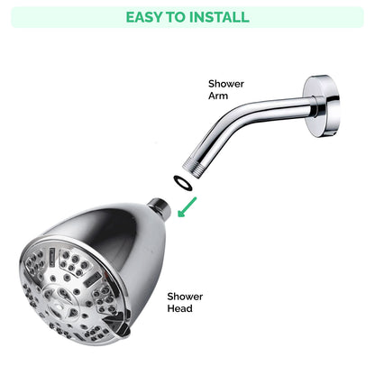 20-Stage Filtration Multi-Mode Ecolux Wall Shower Head