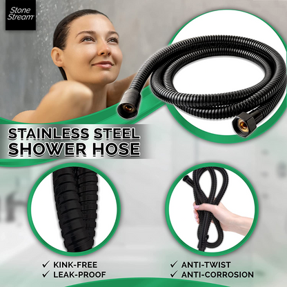 Handheld Showerhead 1.5m shower Hose -Matte Black