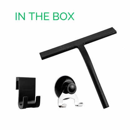 Shower Screen Cleaner Squeegee - Matte Black